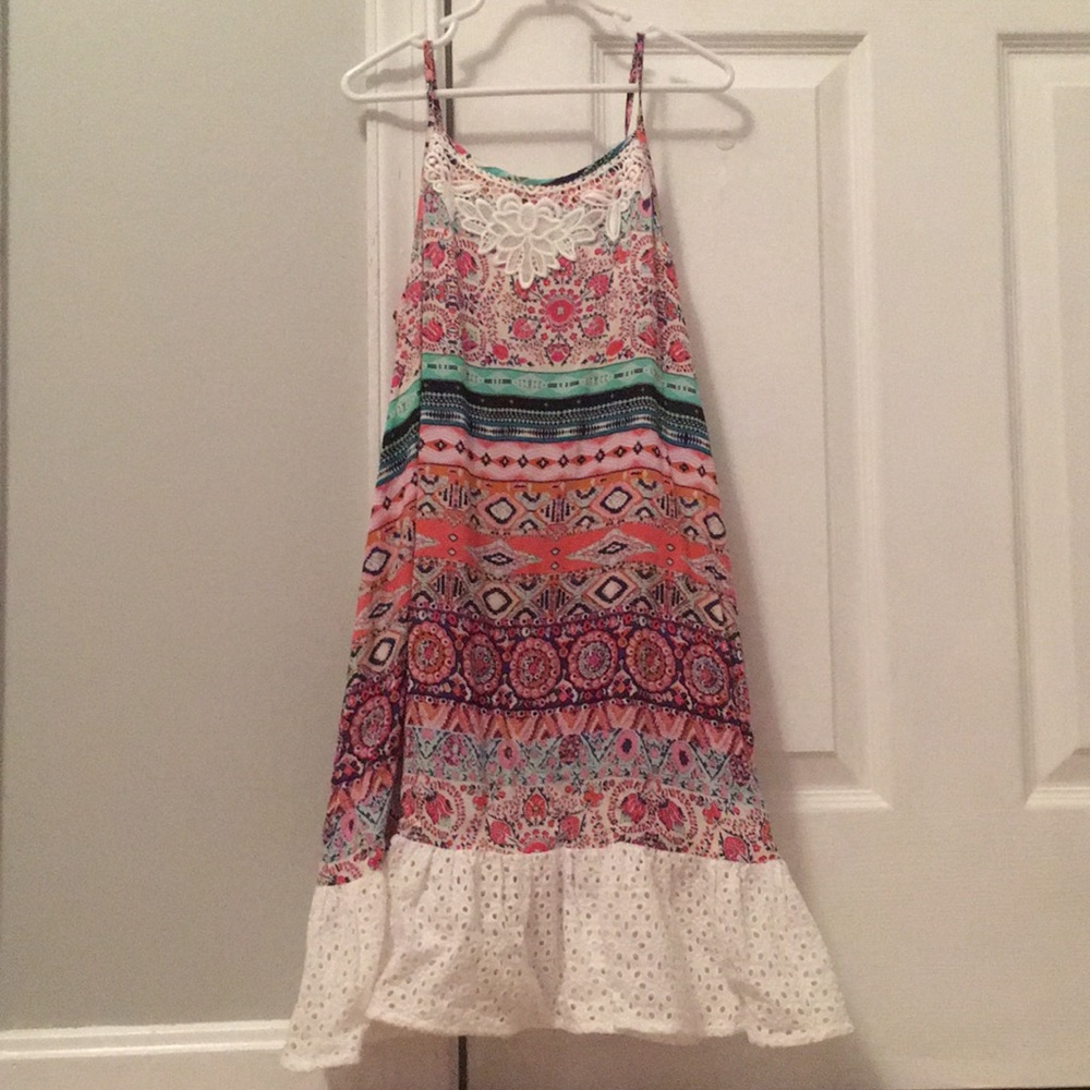 Girls patterned dress